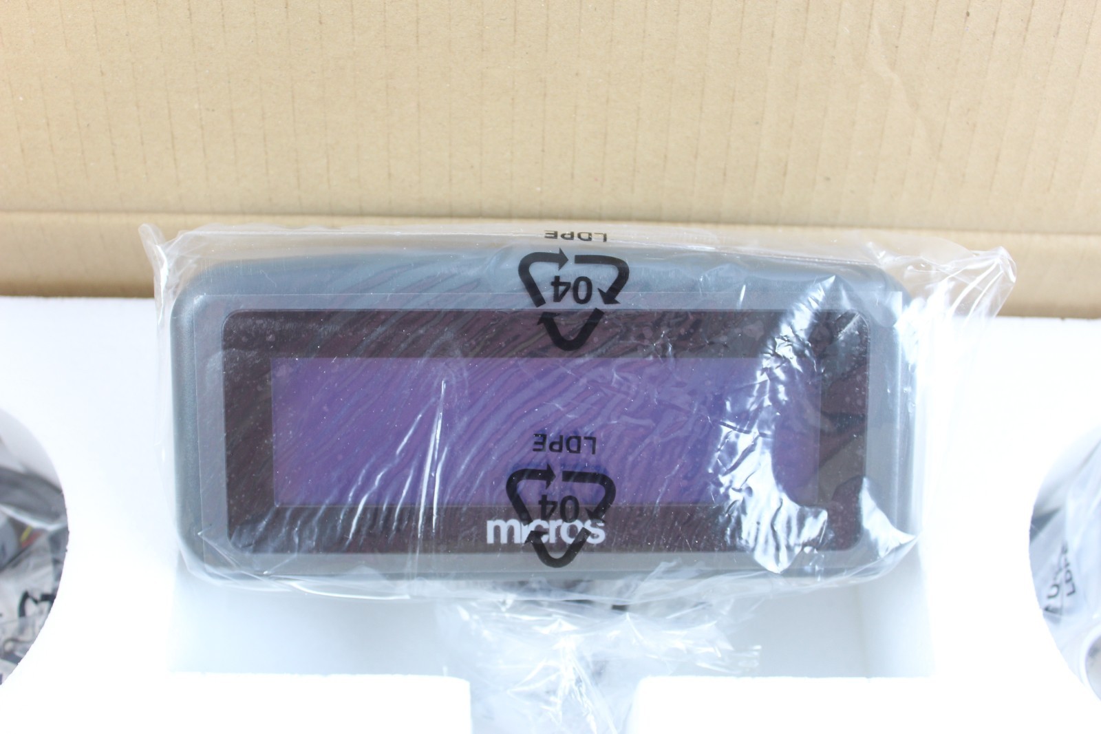 New Micros Oracle POS Rear LCD Customer Pole Display for Terminal 500827-007A