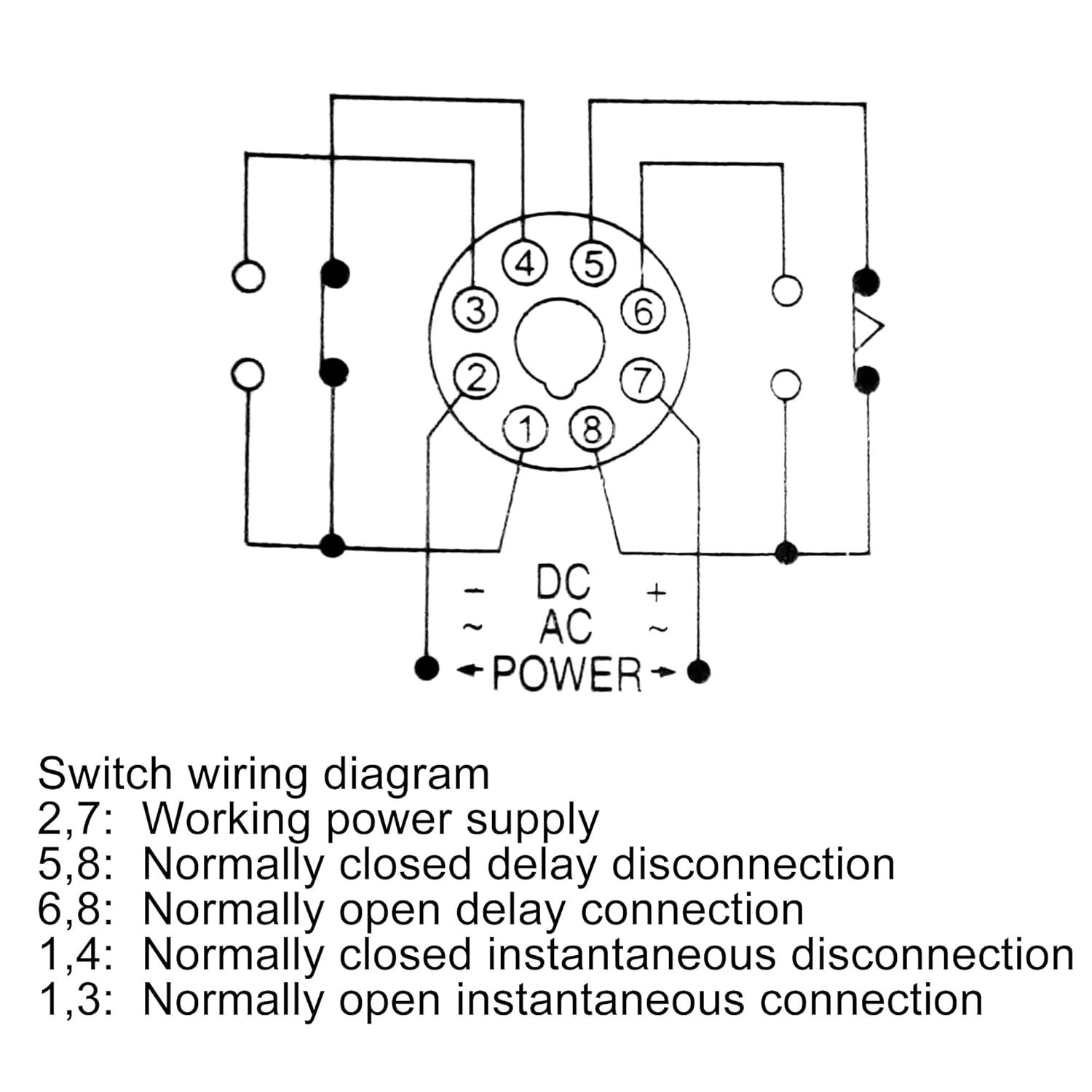 110V Power On Delay Timer Relay 0-60 Min Adjustable Industrial Automation
