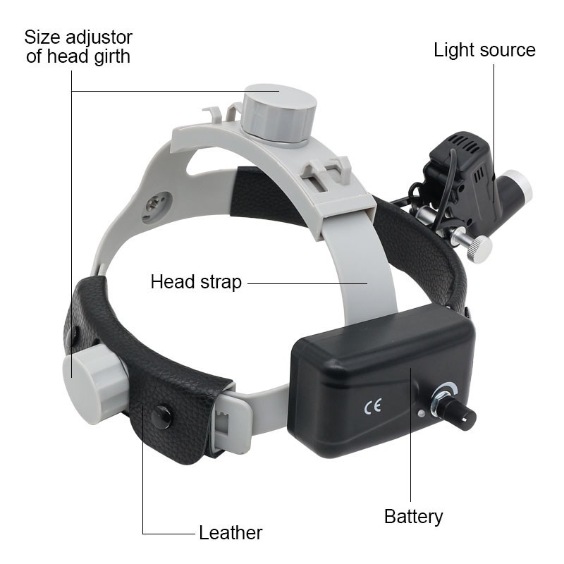 Dental Medical Wireless 5W LED Head Light ENT Specific Headlight Good Light Spot