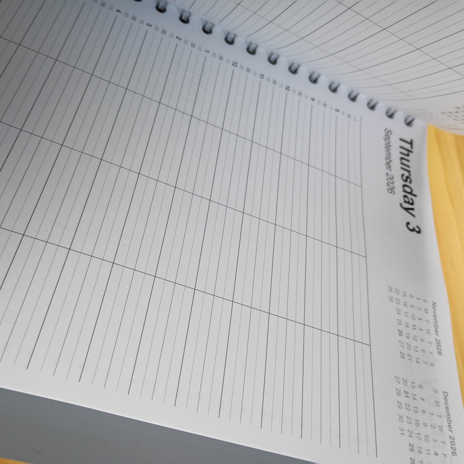 Staples 2026 4 Person DailyPlanner, Gray Dec 2025 Jan 2027, 8 x 11 In ST12935-26