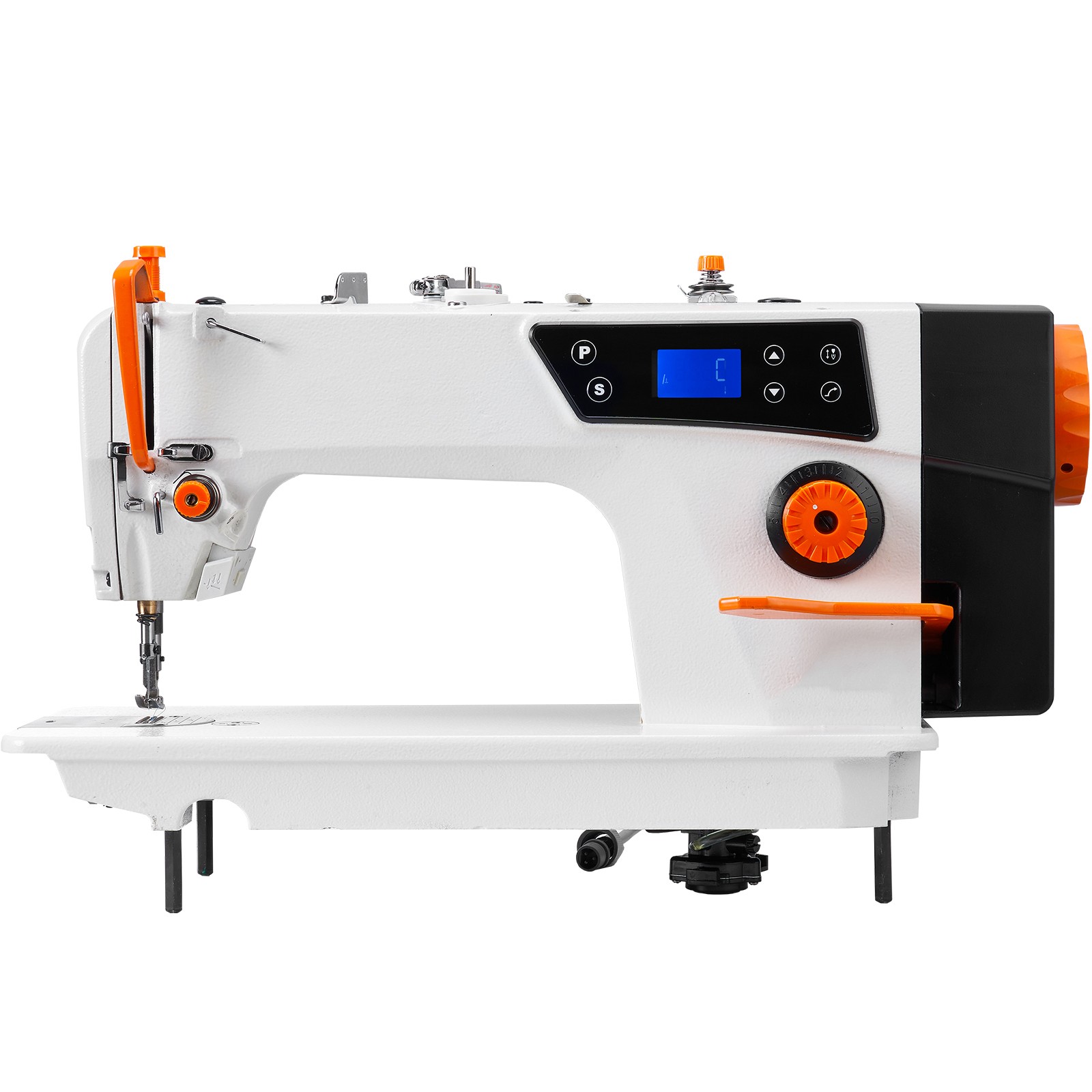 Uimoso Industrial Sewing Machine with 550W Servo Motor and Table Stand