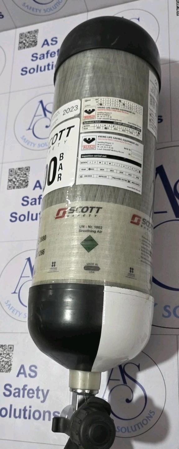 3m SCOTT SCBA SPARE CYLINDER 6.8LTR 300BAR 11/2023