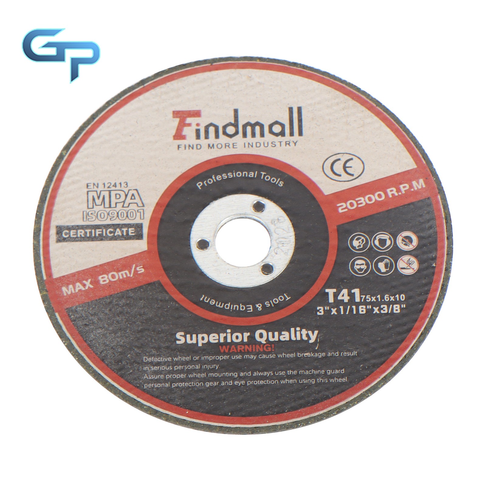 Cut Off Wheels 50 Pack 3″x1/16″x3/8″ Metal & Stainless Steel Cutting Discs