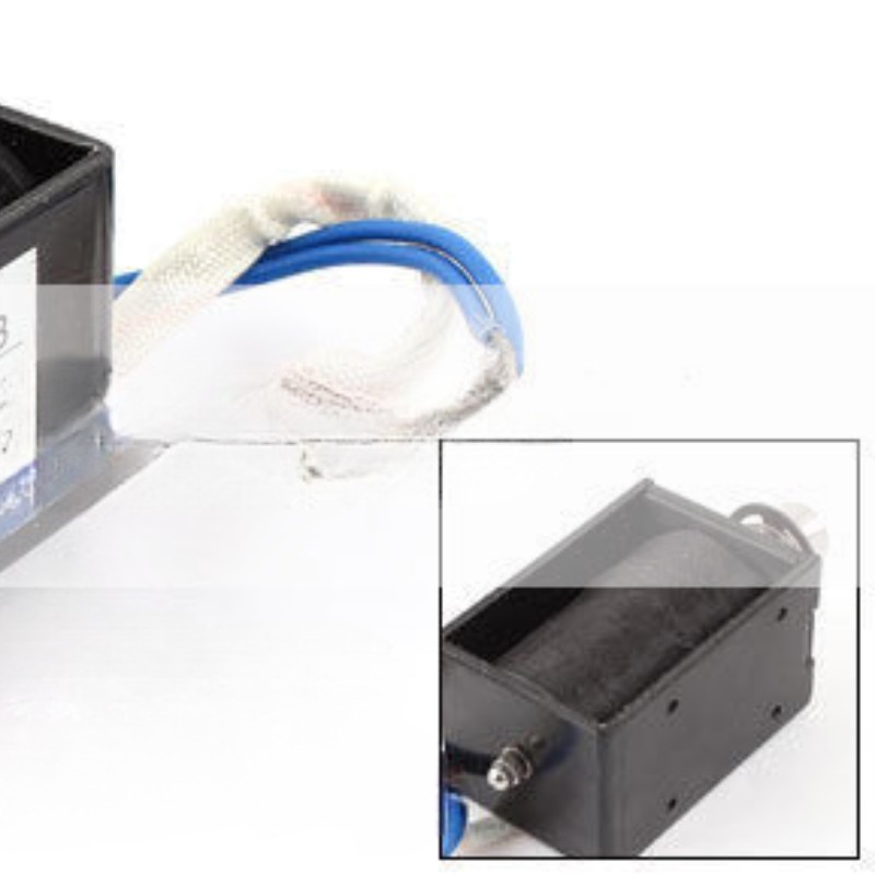 NEW 15Mm Stroke 50N 5Kg Force Push Pull Type Solenoid Electromagnet Dc 12V 8A ##
