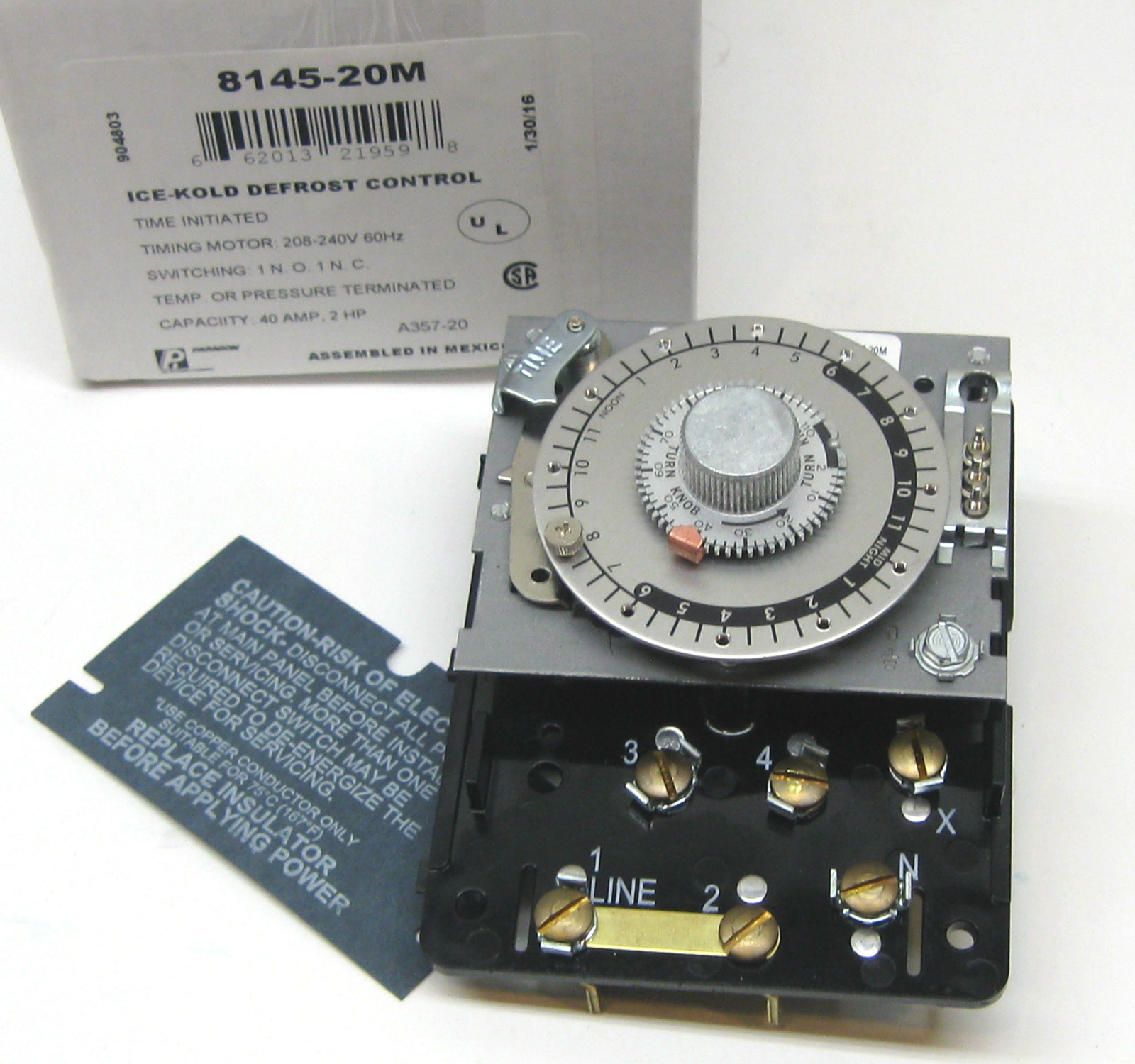 Genuine Paragon Defrost Control Timer Mechanism 8145-20M for 8145-20
