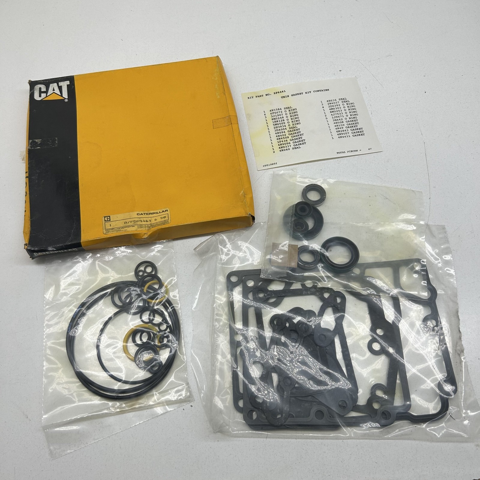 Caterpillar Genuine OEM CAT 5P9461 Fuel System Gasket Kit