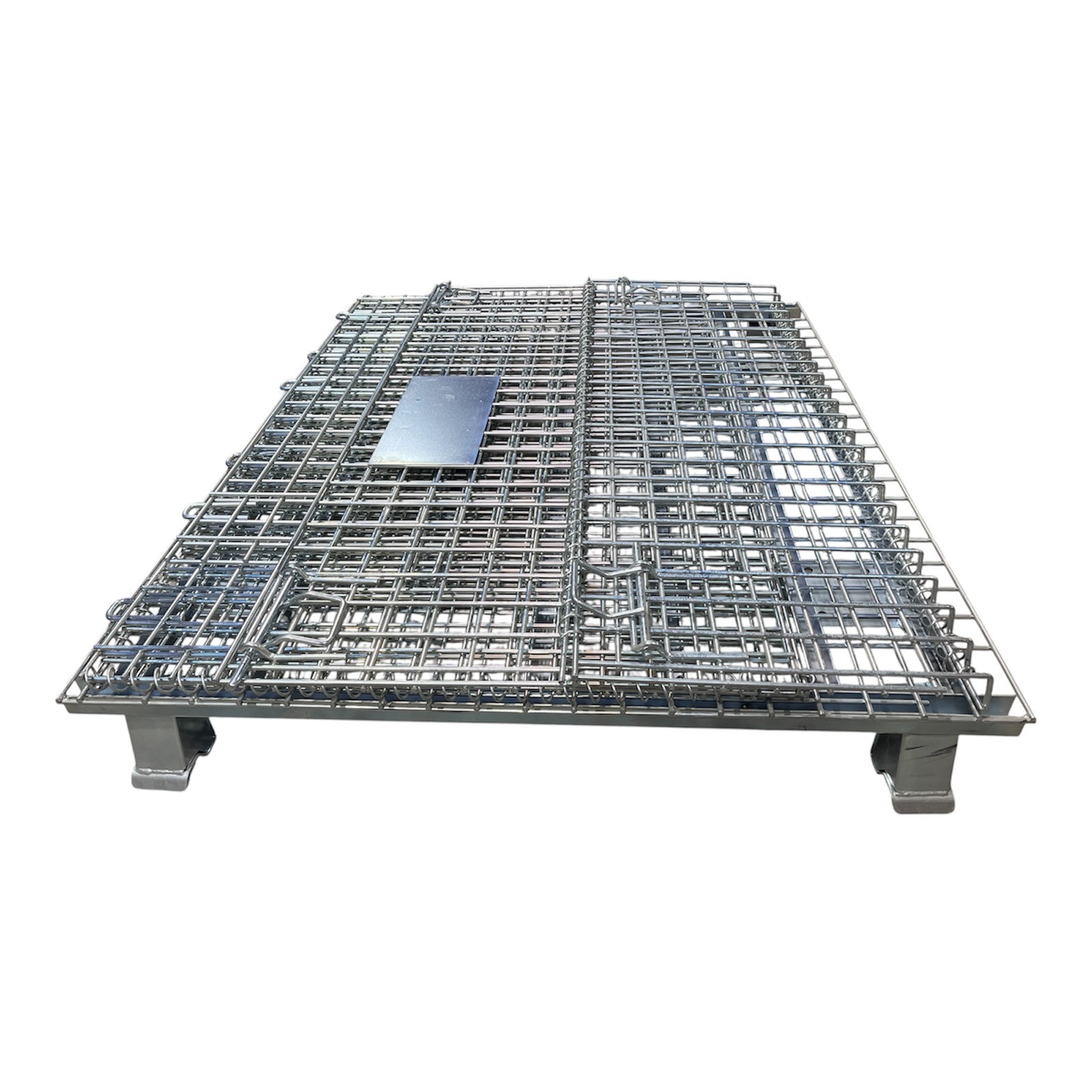 6 Pack -Heavy Duty Industrial Wire Mesh Basket 48″x39″x36″ Stackable Collapsible
