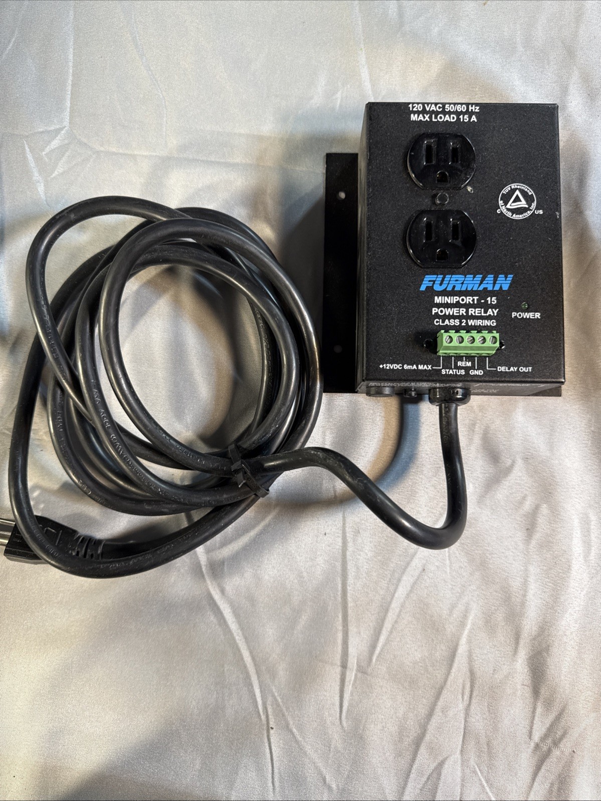 Furman Miniport 15 15 Amp AC Power Relay Mp-15 / CLASS 2 Wiring. Pre-owned GC!