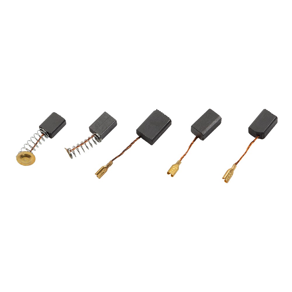 105x 15 Sizes Electric Motor Carbon Brushes Replacement w/ Copper Wire for Drill