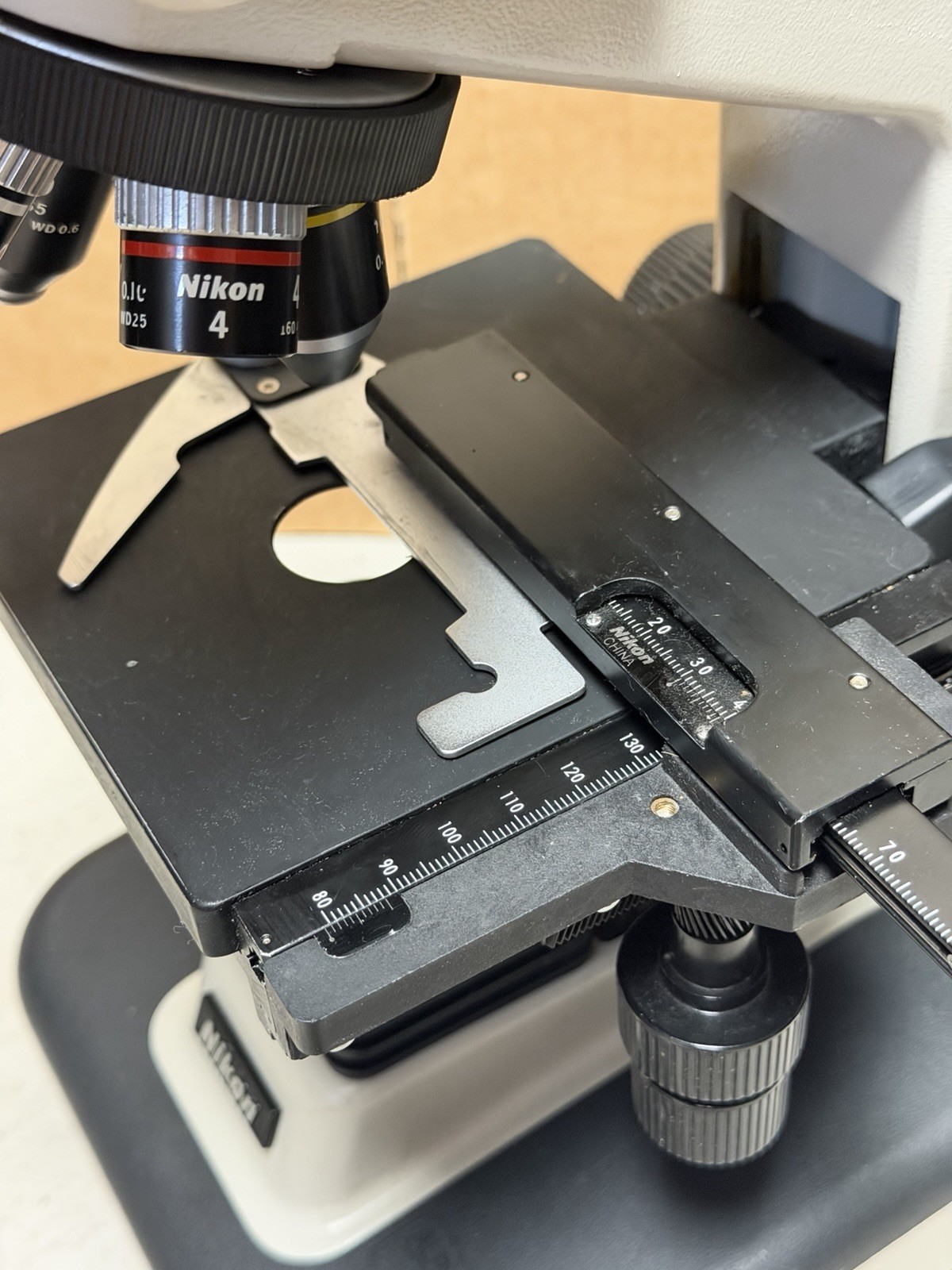 NIKON Alphaphot 2 YS2-H Binocular Microscope with 4 Objectives 4x 10x 40x 100x