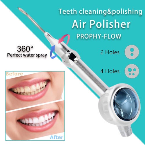 Dental Dentist Hygiene Prophy Jet Air Polisher System Tooth Handpiece 2Hole USA