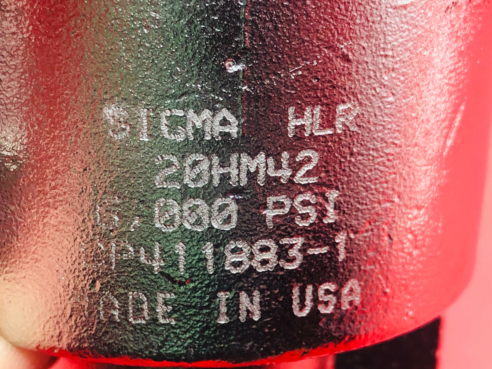Sigma HLR 20HM42 Stainless Steel Hydraulic Flow Control Valve, 6000 PSI