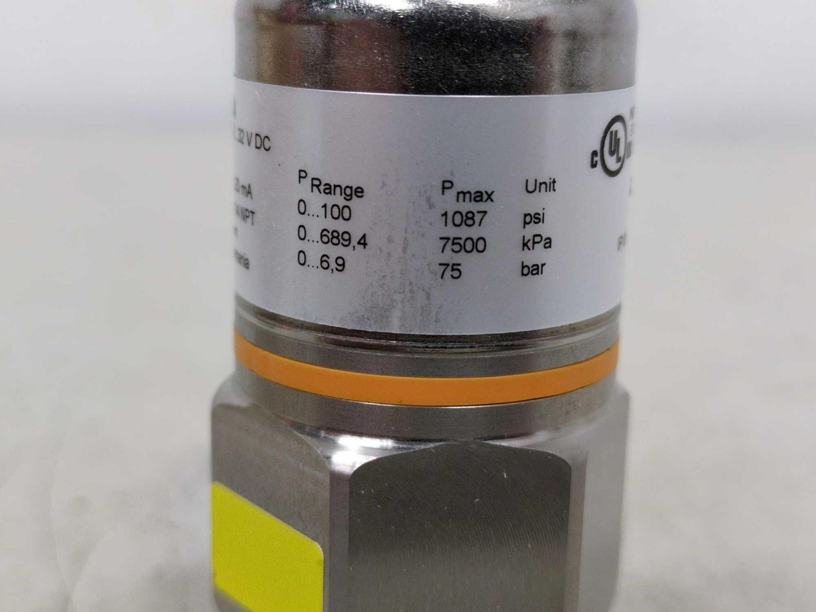 New in Box IFM PX3224 Electronic Pressure Sensor 0…100 PSI, 1/4 NPT