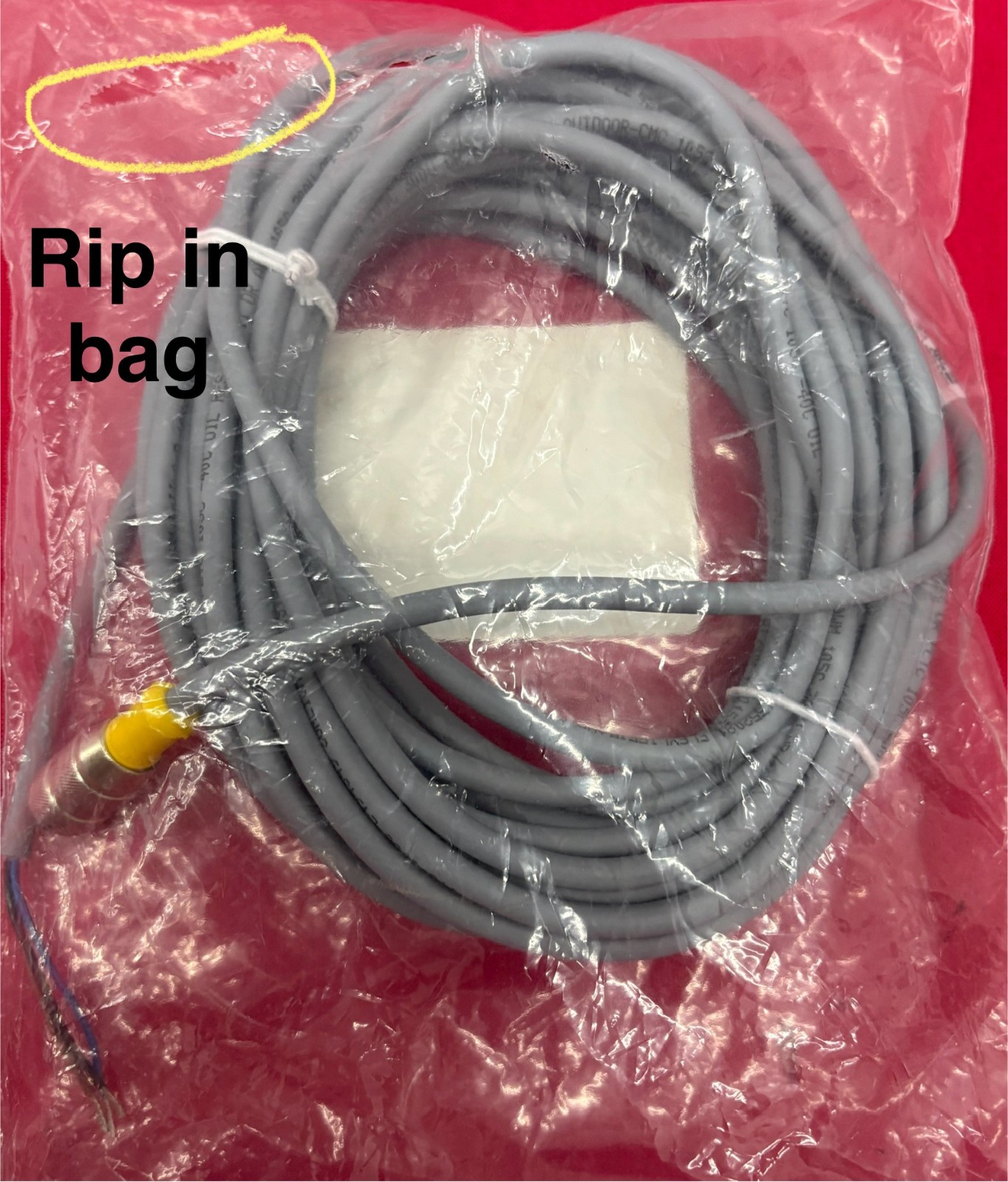TURCK RK 4T-10 ID# U2160 CORDSET SINGLE ENDED (PIGTAIL) 3 WIRE 10 METER – QTY 2
