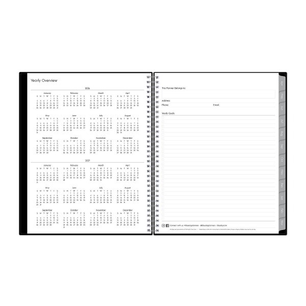 8.5"x11" 2026-2027 Planner Weekly/Monthly 15 Months Enterprise