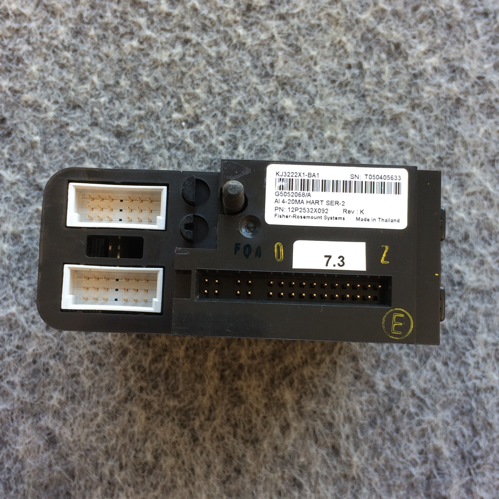 EMERSON DELTAV KJ3222X1-BA1 AI CARD 8 CHANNELS 4-20 MA HART SERIES 2 KJ3222X1BA1