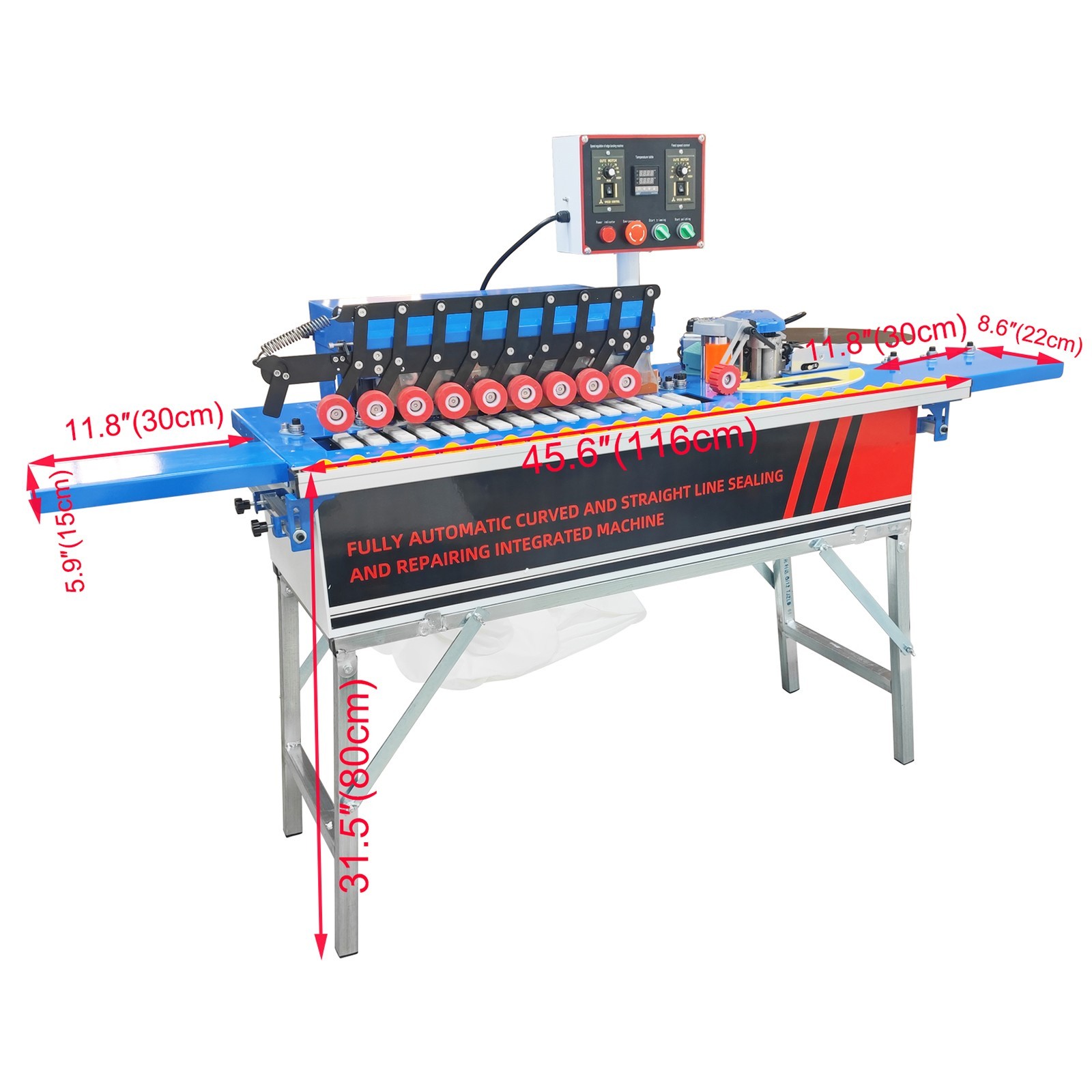 Automatic Edge Banding Machine, Curved/Straight Line Sealing for Woodworking