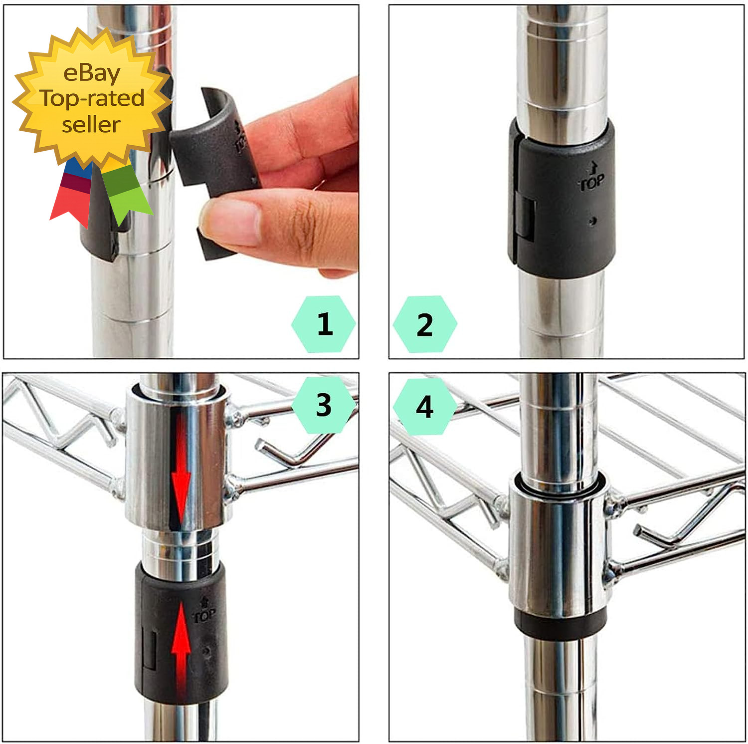 Wire Shelf Clips Wire Shelving Shelf Lock Clips Replacements