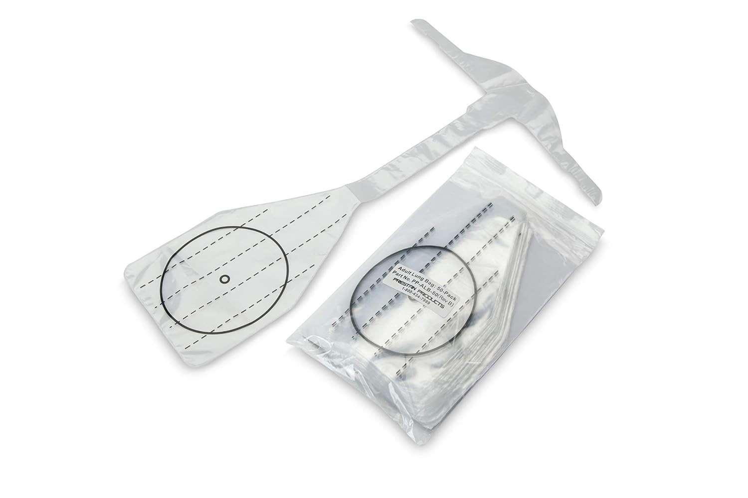 Pack of 50 CPR Adult Size Lung Manikin Bags – Easy Insertion & Hygiene Focused