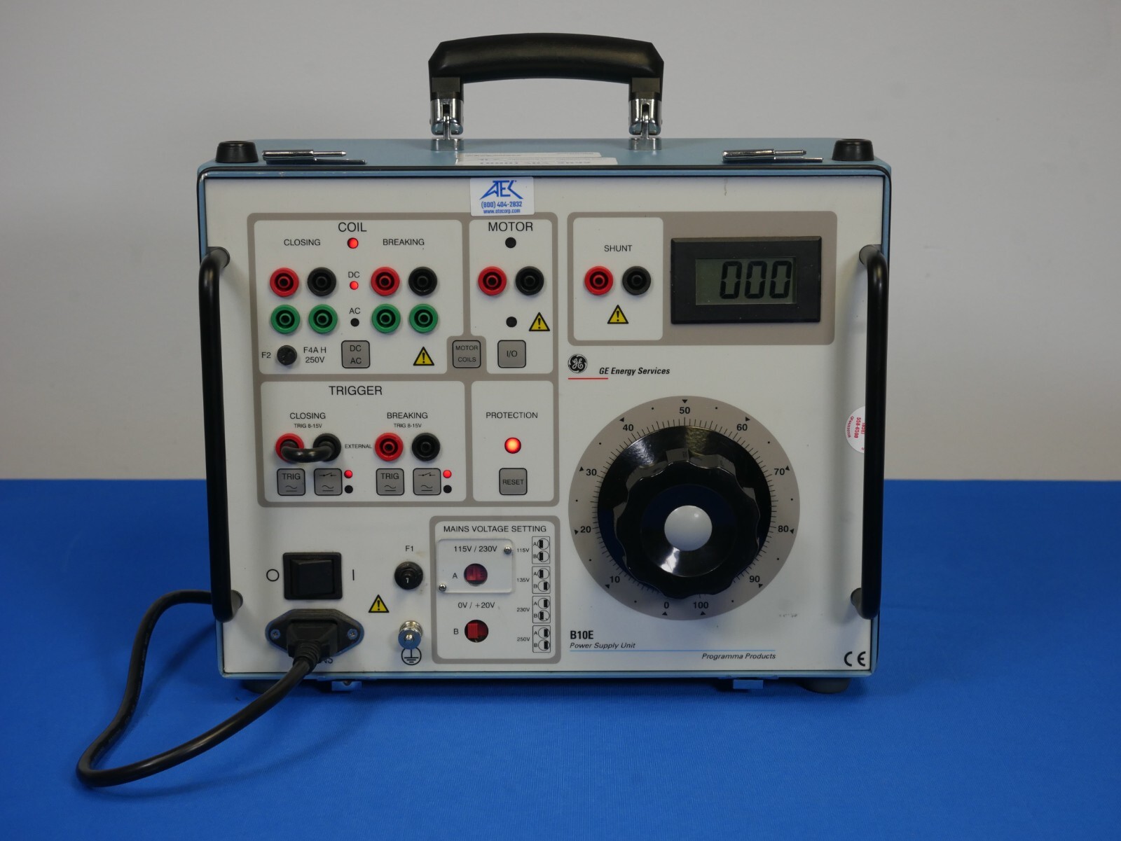 Megger B10E Voltage Power Supply 24V – 250V AC or DC output