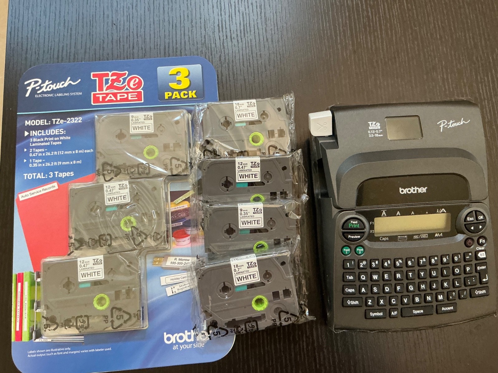 Brother P-Touch Electronic Labeling System PT-1890 Brand New Battery Not Includ