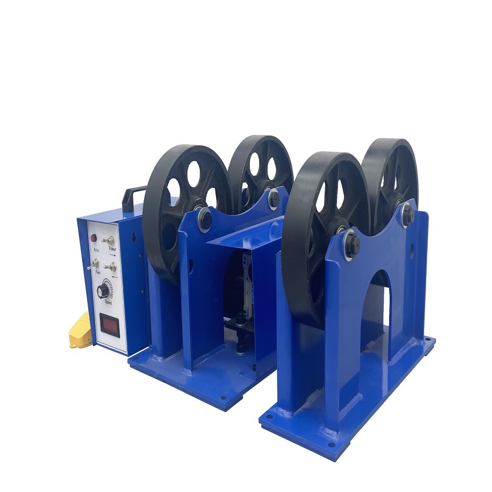 1T/ 2200lb Welding Tank Turning Roller Welding Positioner Iron wheel for TIG
