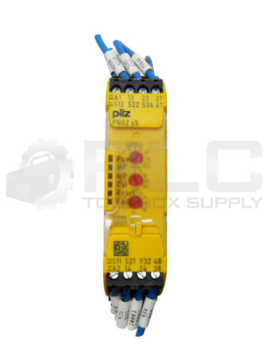PILZ PNOZ S5 24VDC 2N/O 2N/OT SAFETY RELAY 230V 3.0A 24VDC 750105
