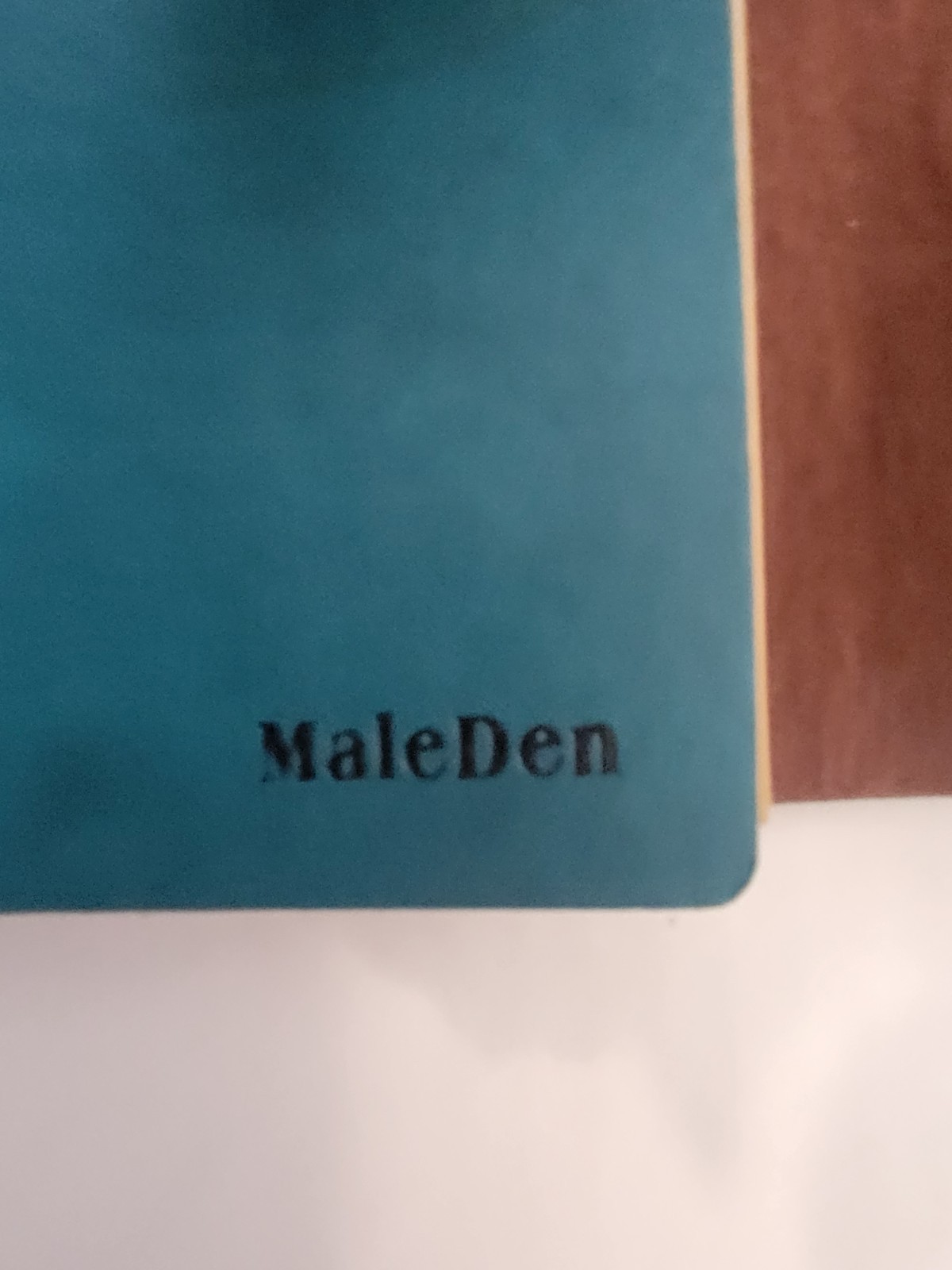 MaleDen Nautical Theme Turquoise Leather Spiral Journal Refillable Diary