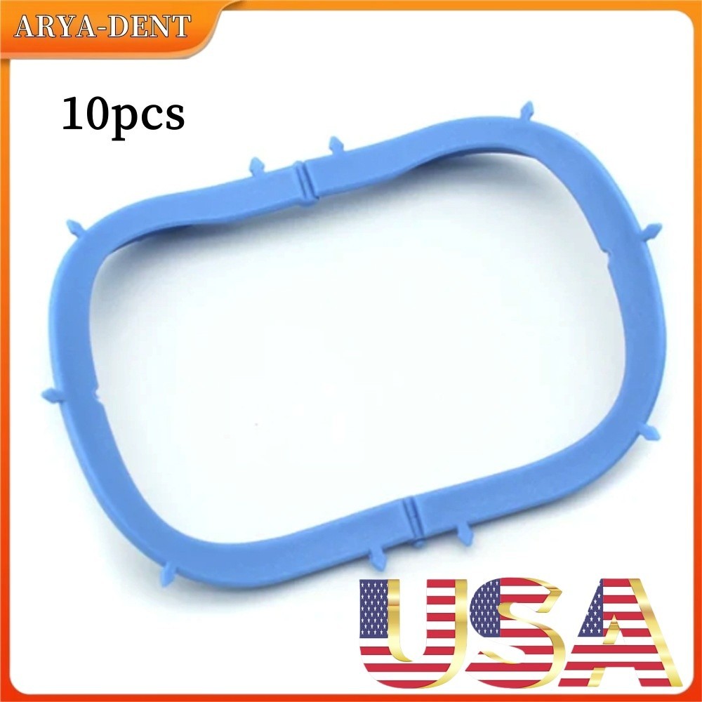 10pcs Dental Foldable Bracket Frame Plastic Rubber Dam Sheet Oral Barrier Tool