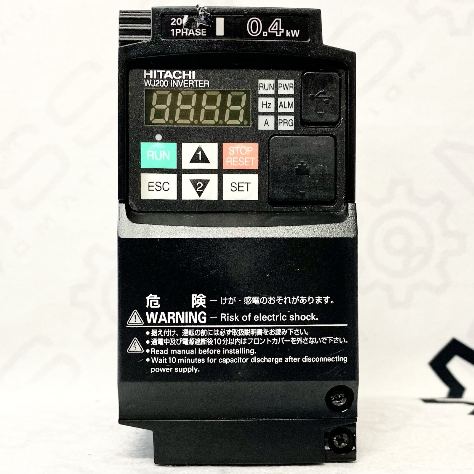 Hitachi WJ200-004SF VFD Inverter 1HP 200-240V 3PH