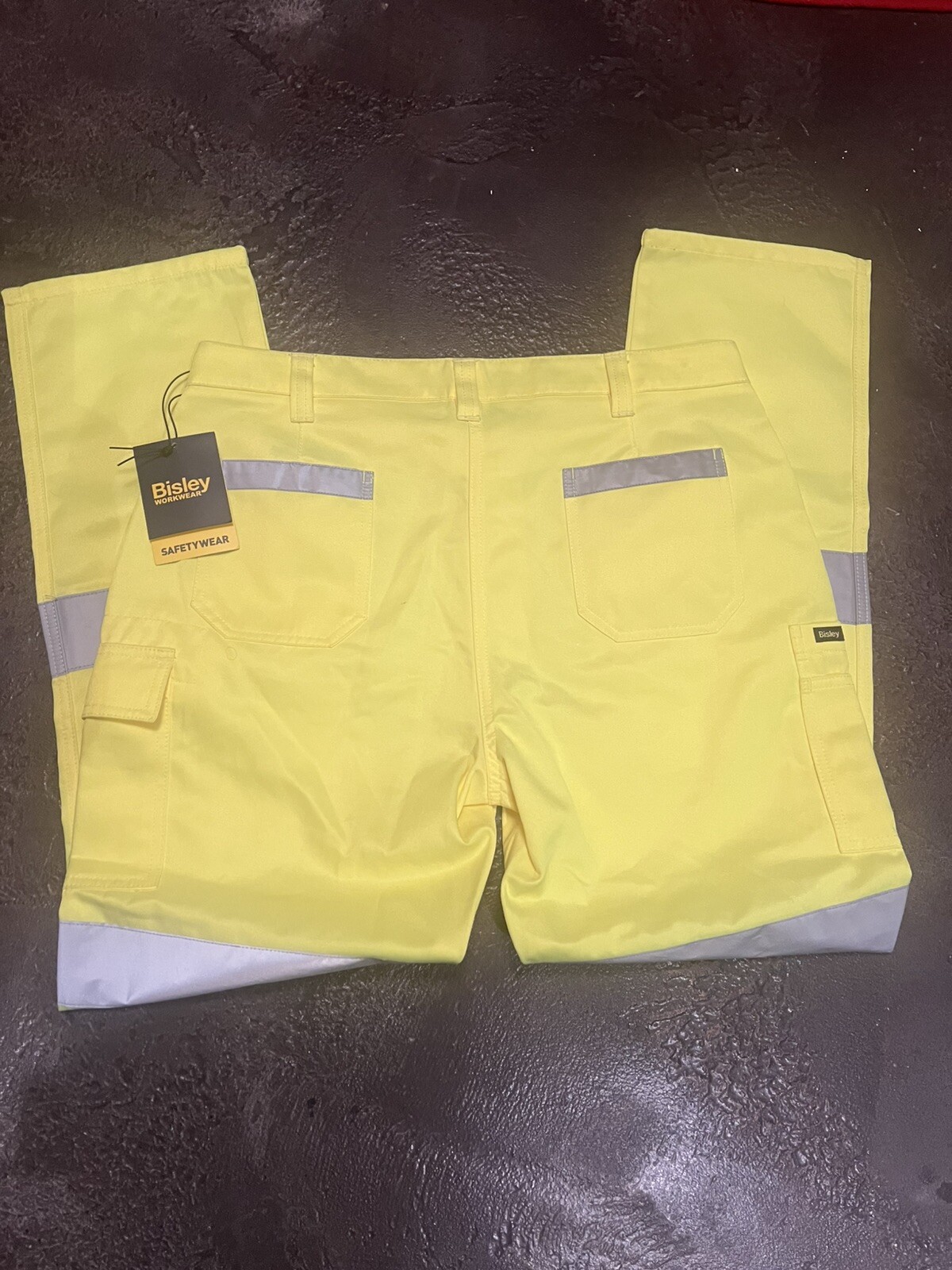 Bisley Women’s Hi Vis Cargo Work Pants Sz 10 NEW