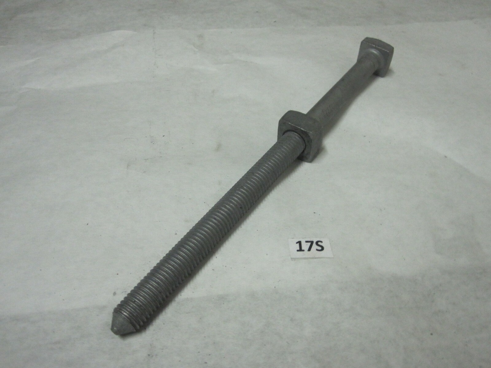 10x 5/8″ X 10″ Long Square Head Galvanized Machine Bolt w/ Square Nut ABI 307A
