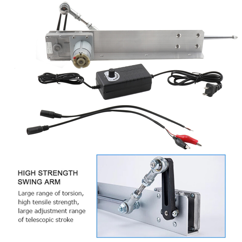 24V Reciprocating Motor Cycling Electric Linear Motion Actuator 150mm/6in Stroke