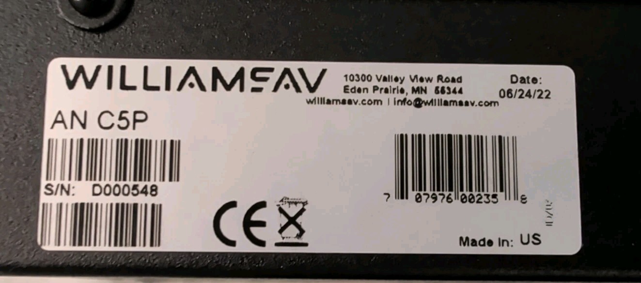 Williams AV ANNOTATION PRO PLUS AN C5P