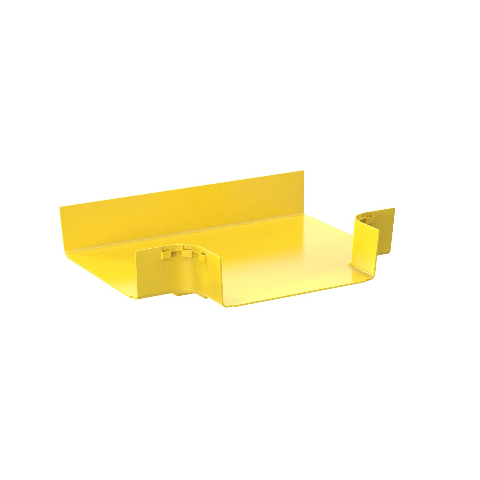 Panduit Corp FRT12X4LYL Fiber Runner Horizontal Tee Fitting, 12″ X 4, Yellow