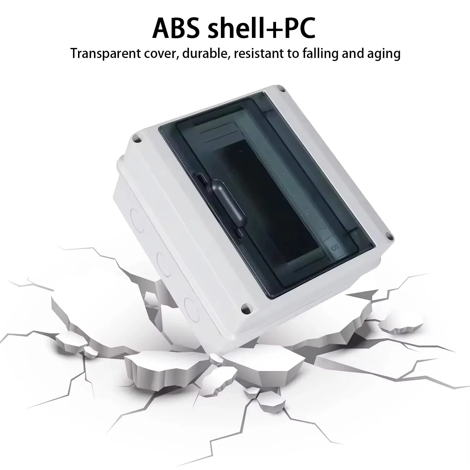 Distribution Box HT Series Junction Box PC Plastic IP65 Waterproof Fuse Boxes wi