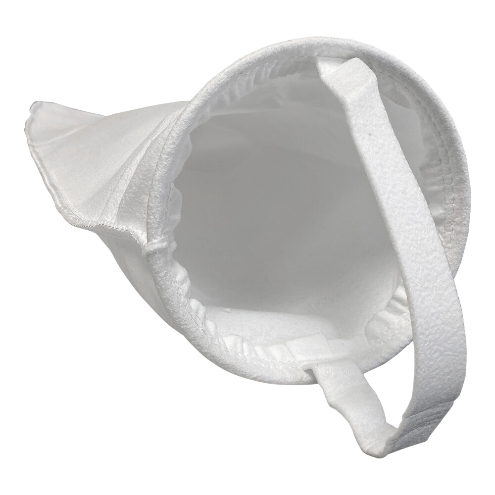 Lot of 10 pcs PRM Polyester Felt Liquid Filter Bag 304 SS Ring 100 Micron Size 2