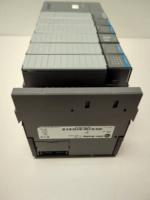 Allen Bradley SLC500 PLC Rack 1747-L524 /C with 5 Modules -SEE DESCRIPTION-