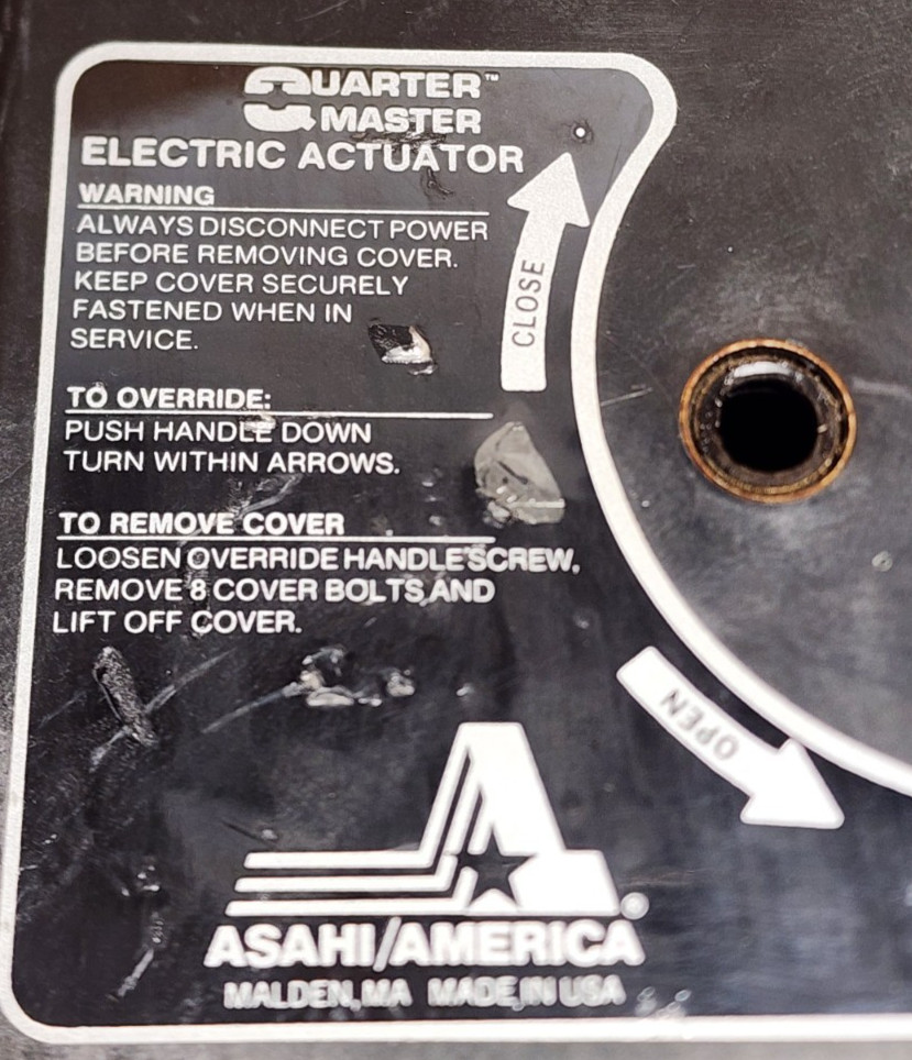 Asahi/America Quarter Master Motorized Actuator B94BRW
