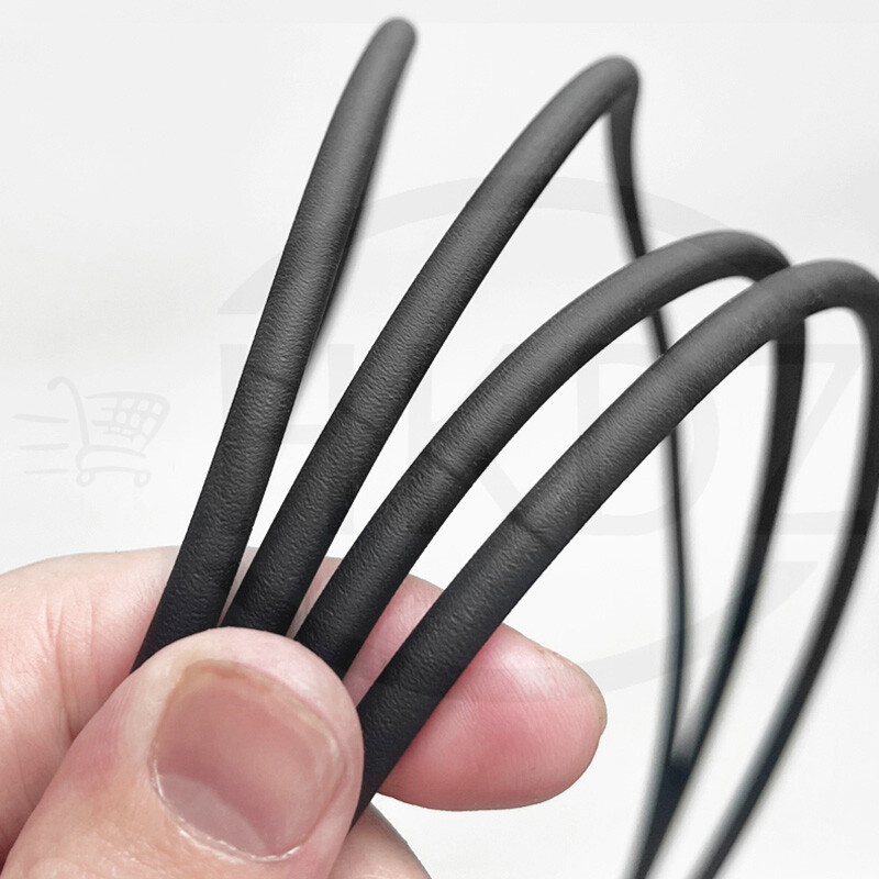 PU Solid Round Belts Polyurethane Drive Belting Smooth / Rough Diameter 2mm-12mm
