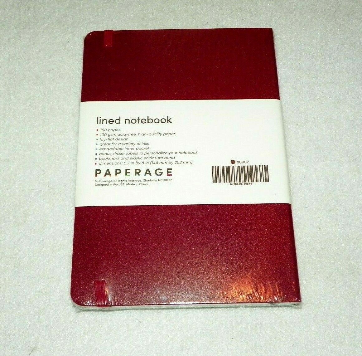 Paperage 160 page journal 5.7X8 inches 100gsm Acid-Free High Quality Lay Flat