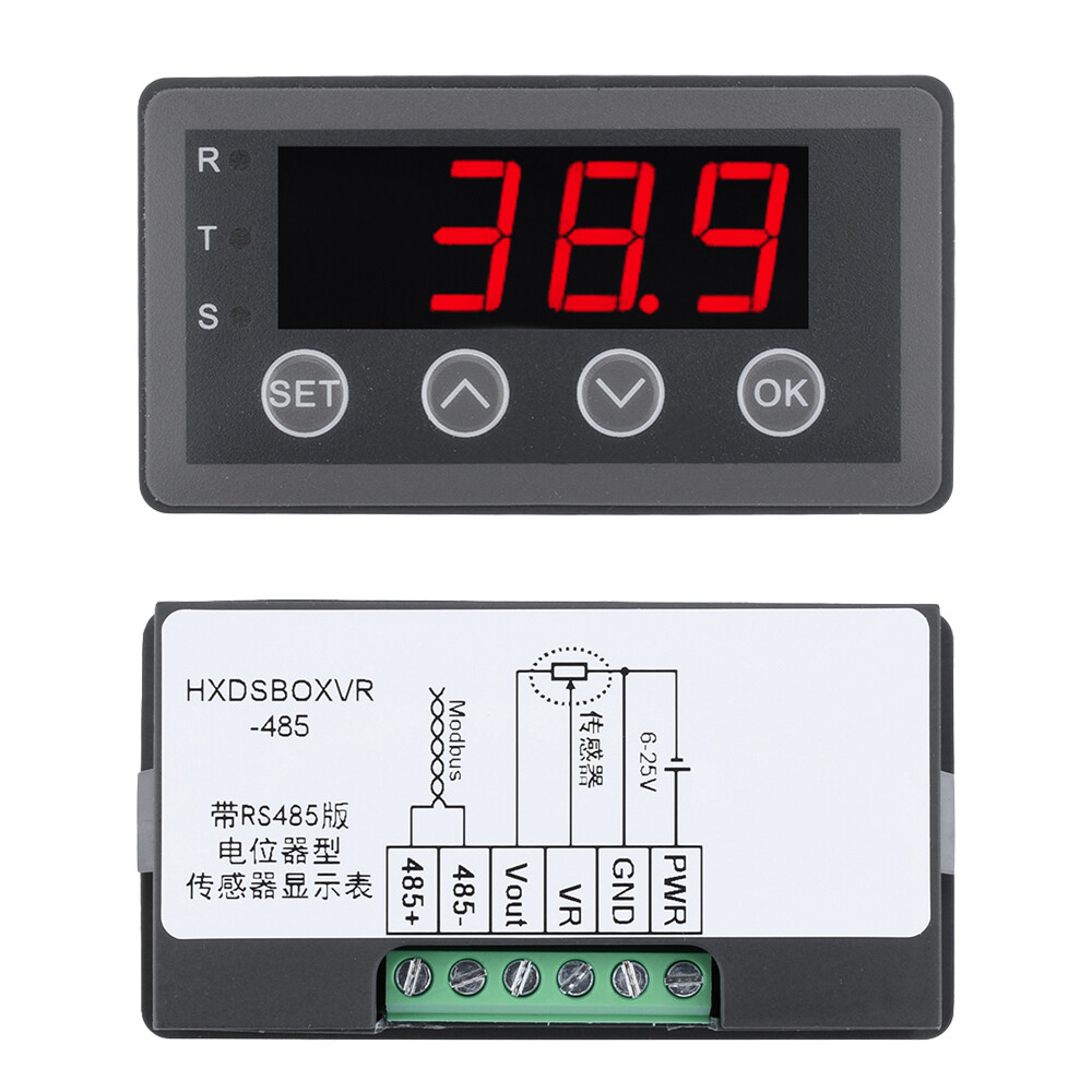 DC8-25V 40/50mA 0.56″ 4-digit Tube Potentiometer Sensor Digital Display Meter
