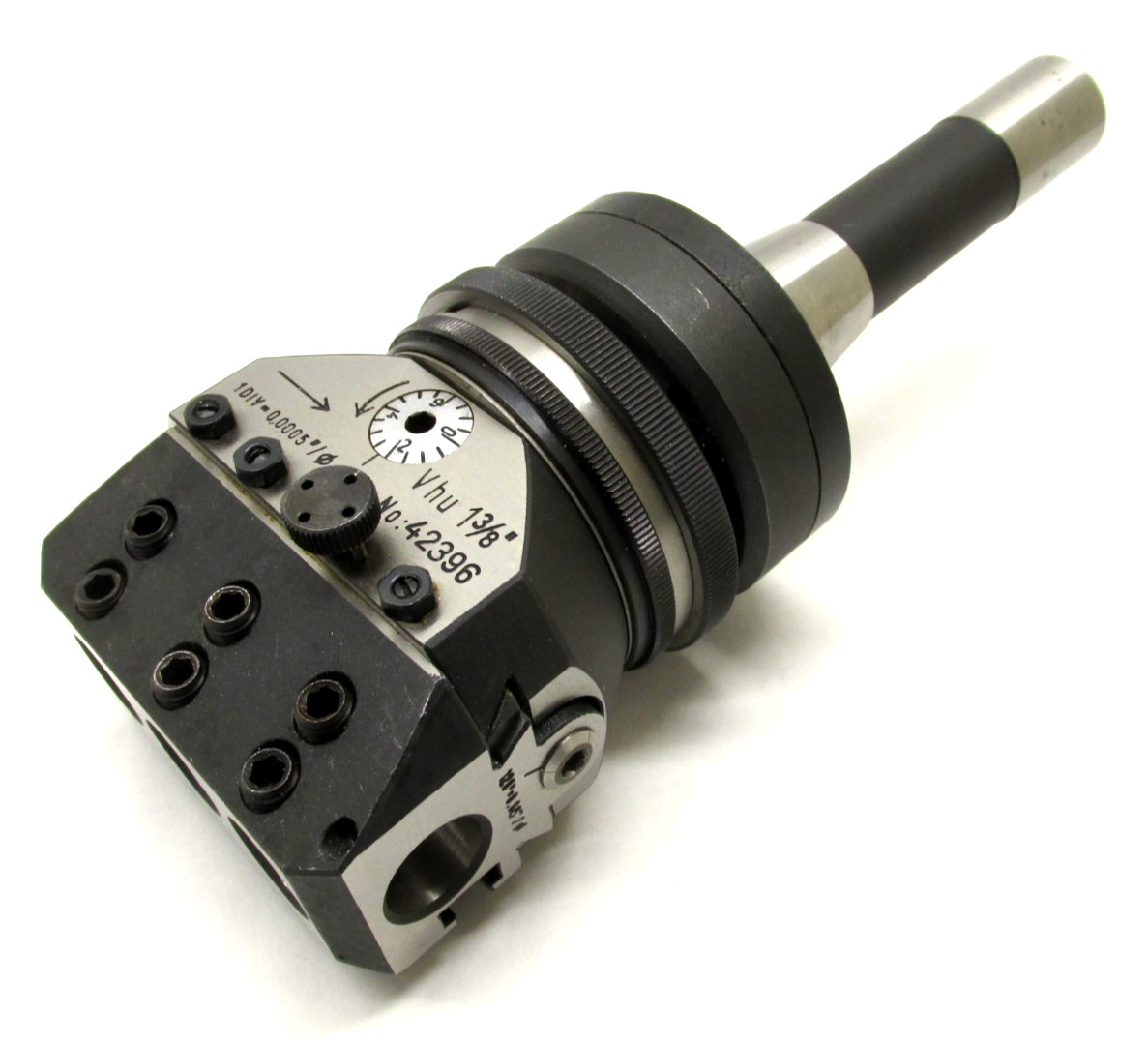 PRISTINE! NAREX 5/8″ UNIVERSAL BORING & FACING HEAD w/ R8 SHANK – #Vhu 1-3/8″