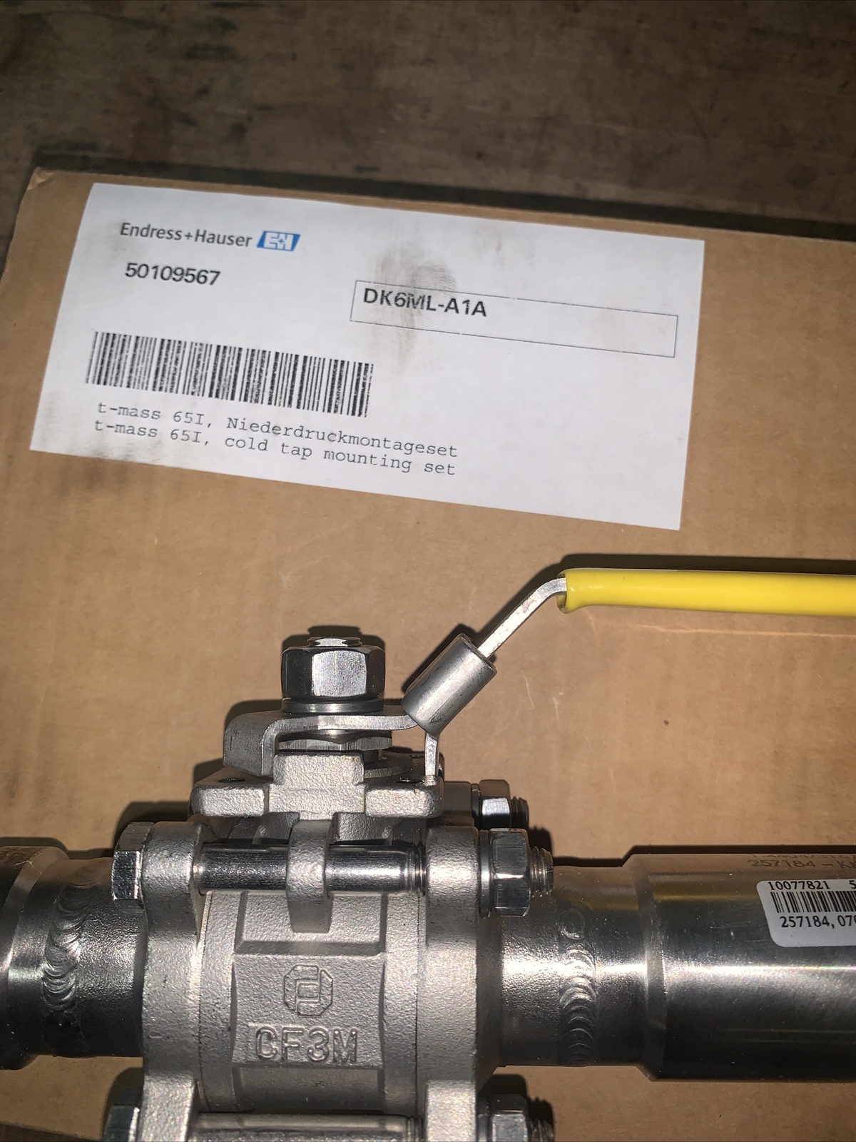 NEW ENDRESS HAUSER PROLINE T-MASS 65I DN175/7” TRANSMITTER FULL KIT HART FLOMETR