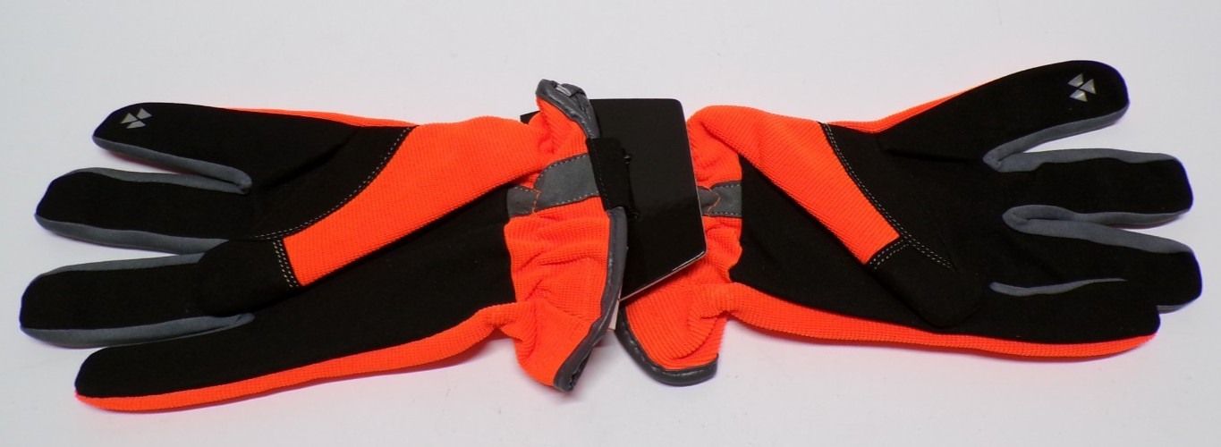 Lot of 2 Boss Flexible Work Gloves Synthetic Leather Palm 120-4600/XL