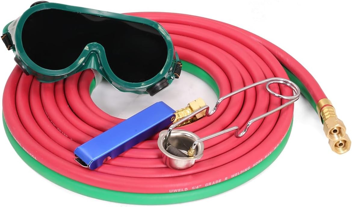 Stark USA Portable Oxygen Acetylene Welder Include Nozzles Cutting Blue