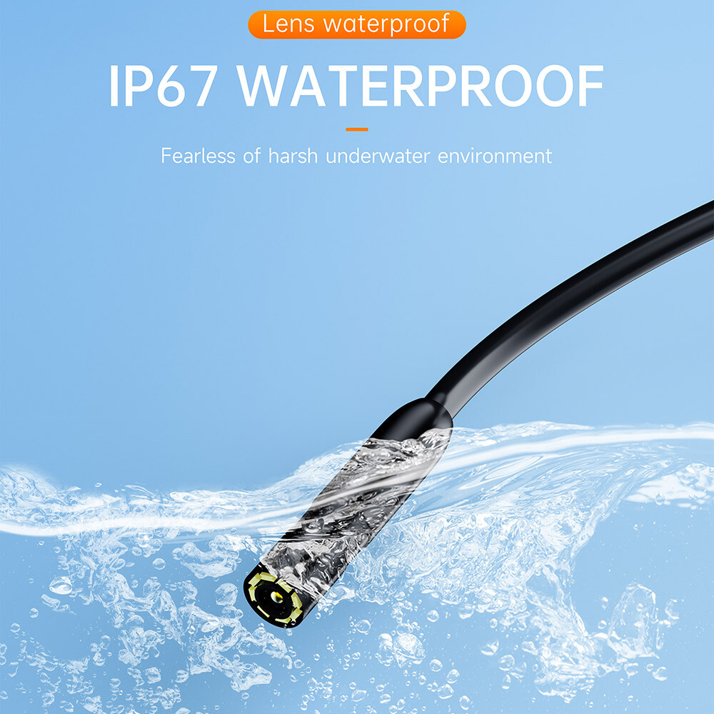 For Samsung Galaxy S23/S22/S21 Z Fold Flip 5/4 Endoscope Snake Inspection Camera