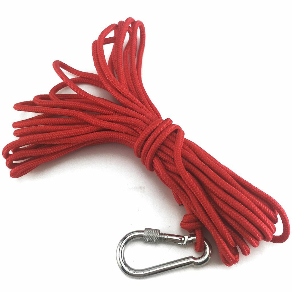 500LBS Round Double Sided Super Strong Neodymium Fishing Magnets with Rope Pull