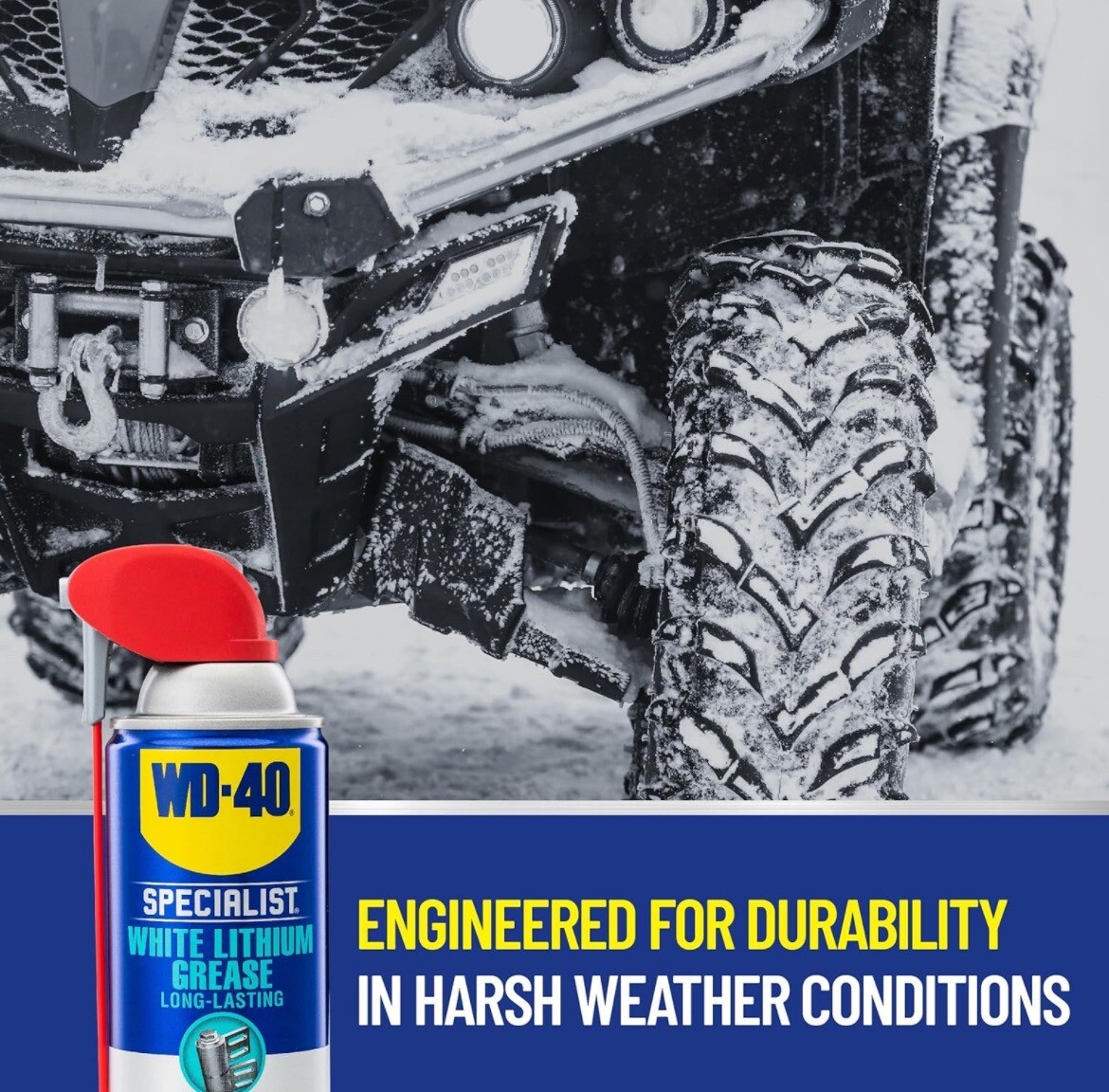 6 Pack WD-40 White Lithium Grease Spray W SMART STRAW SPRAYS 2 WAYS 10 OZ Cans