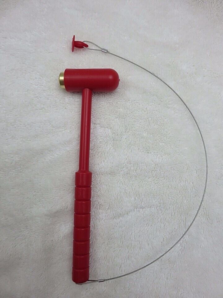 🔥🧯FIRE EXTINGUISHER CABINET GLASS BREAKER BAR (HAMMER STYLE) WHITE- NEW.🔥🧯